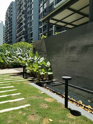 การโยนแบบตาย COB ภายนอก Bollard ไฟฟ้า LED IP65 กันน้ํา