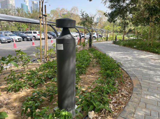 อลูมิเนียม Die Casting ภายนอก Bollard ไฟสําหรับสวนสวน