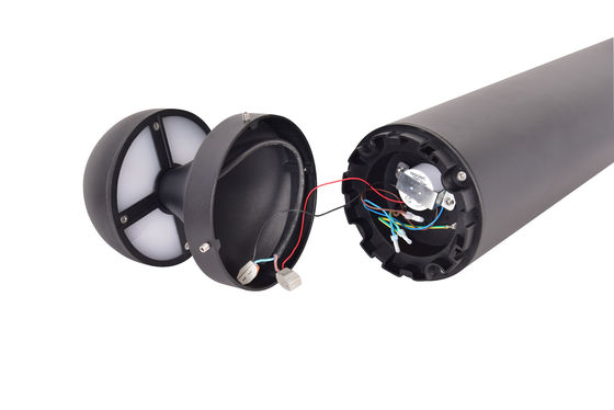 อลูมิเนียม Die Casting ภายนอก Bollard ไฟสําหรับสวนสวน