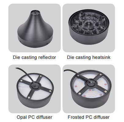 อลูมิเนียม Die Casting ภายนอก Bollard ไฟสําหรับสวนสวน