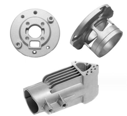 สแตนเลส OEM อะไหล่การโยนแบบเจาะ ปู๊ดโค้ทสําหรับ LED Light Body Housing