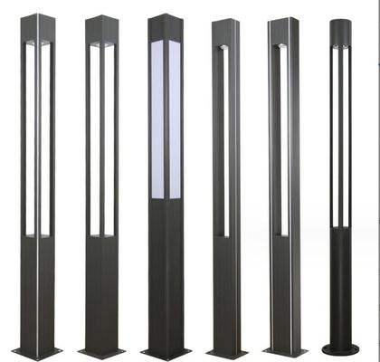 แสง LED ด้านนอกแบบอัลลูมิเนียมที่ถูกขีดออก สําหรับตกแต่งสวน